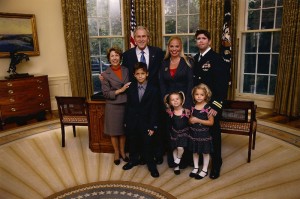 Jay and Family in White House